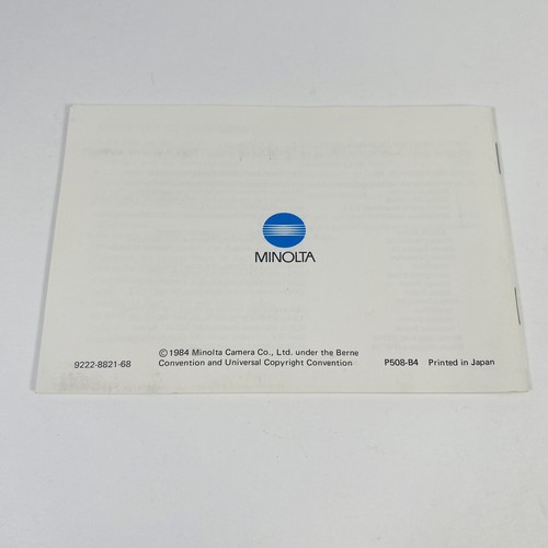 Minolta Maxxum Flash 2800AF Owners Manual Guide English French Vintage 1984 - Picture 4 of 9