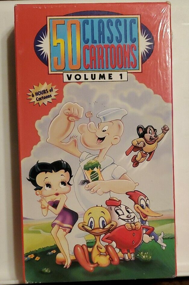 BRAND NEW 50 Classic Cartoons Vol. 1 VHS VCR Video Tape Movie Cartoons 6 Hours 13131027433 | eBay BRAND NEW 50 Classic Cartoons Vol. 1 VHS VCR Video Tape Movie Cartoons 6 Hours 13131027433 | eBay