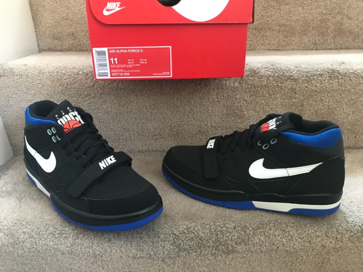 Nike Air Alpha Force2 Royal Sir Charles Barkley Philadelphia76ers