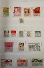 Timbres-poste Vietnam, feuille mixte, tous inclus comme indiqué