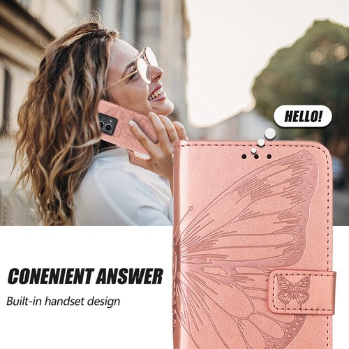 Butterfly Flip Card Wallet Leather Case Cover For MOTO G84 G73 G62 G53 G42 - Picture 2 of 31
