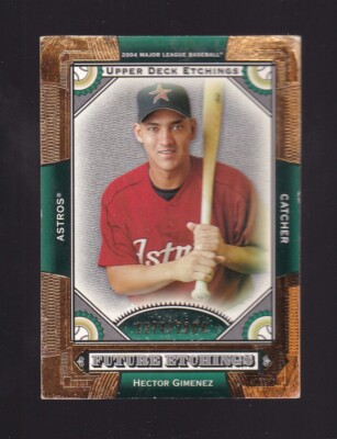 2004 Upper Deck Etchings Hector Gimenez 1274/2004 Rookie #120 Houston Astros