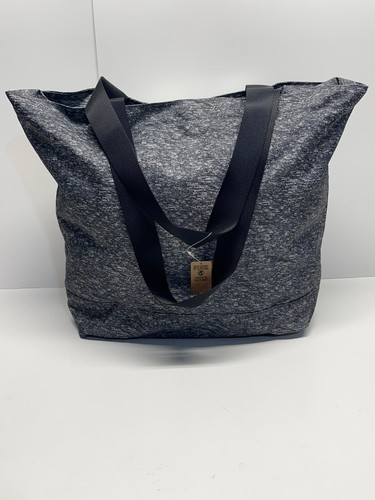 NWT VICTORIA'S SECRET PINK CLASSIC DOG WEEKENDER ZIP TOTE STORMY GREY HEATHER - Picture 3 of 6