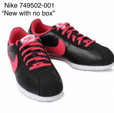nike cortez black pink