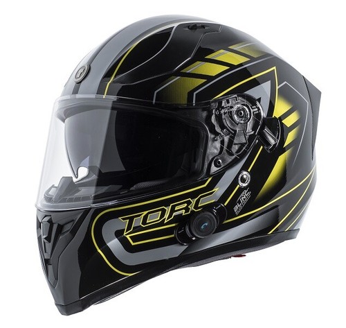 TORC T15B BlueTooth Dual Visor Motorcycle Helmet or Shields - Foto 3 di 3