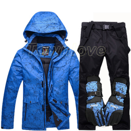 New Warm Ski Suit Men Women Windproof Skiing Snowboarding Jacket Pants Set - Bild 20 von 41