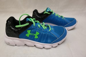 New Under Armour Kids/' Grade School Assert 6 Running Shoes 1266318-481 Blue J5