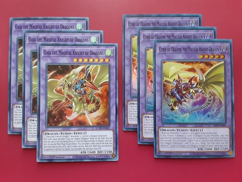 Yugioh Gaia the Dragon Champion Deck 49 Cards Fierce Knight Curse of Dragon Yugi - Picture 2 of 10