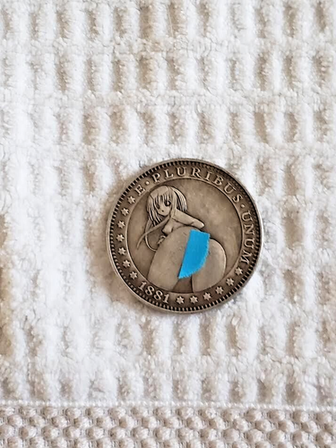 Hobo Souvenir token "Have a seat Darling" - Picture 2 of 2
