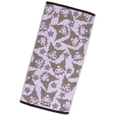 Sanrio Kuromi Antibacterial and Deodorizing Face Towel 801186 Black 05