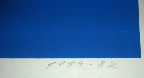 Almir Mavignier (1925-2018), serigrafía original 1982, firmada, entre otros, OP Art - Imagen 4 de 4