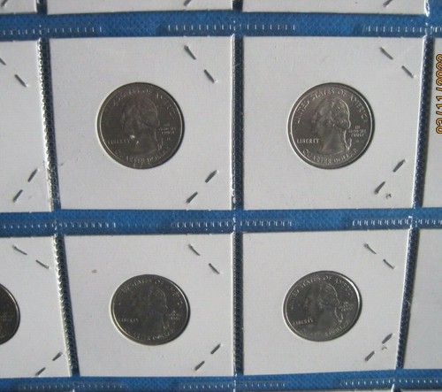 US State Coins (Quarters) 1999 Part Set - 15 + 4 Duplicates Circulated in Flips - Bild 5 von 6