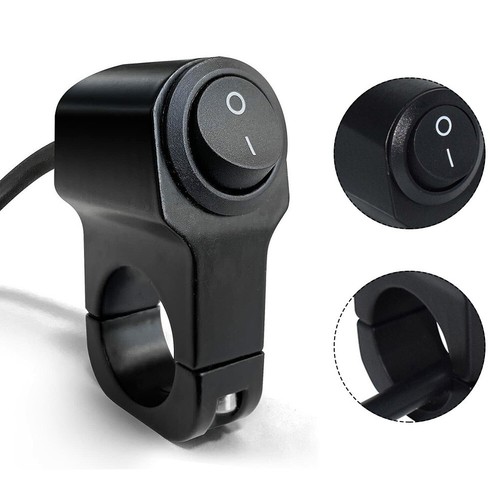 Universal Wasserdichter Ein-Aus-Schalter Für Motorrad Scheinwerfer Und Nebelsch - Picture 1 of 24