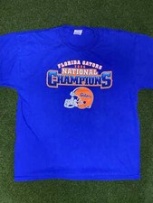 2006 Florida Gators - National Champ- Vintage College Football Tee Shirt Large 