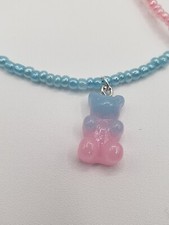 Blue Gummy Bear Summer Fun Necklace- Girls, Teens, Anyone Who Loves Gummy Bears 