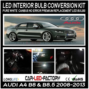 Audi A4 B8 B85 S Line Led Interior Xenon White Complete Canbus