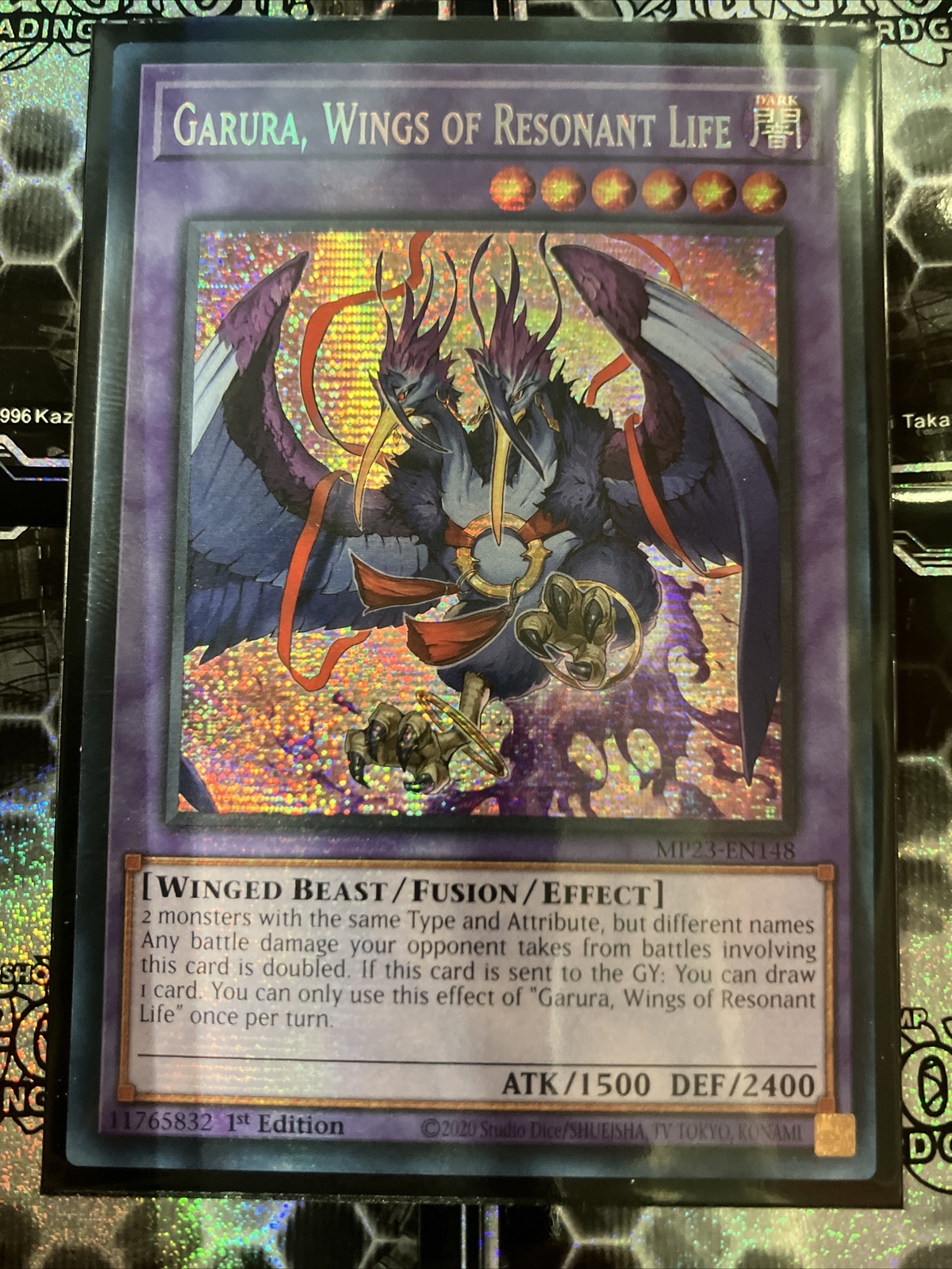 YuGiOh! TCG Garura, Wings of Resonant Life Dueling Heros Mp23en148