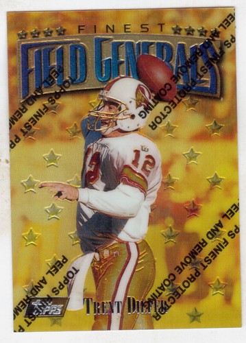 1997 TOPPS FINEST #164 TRENT DILFER GOLD RARE