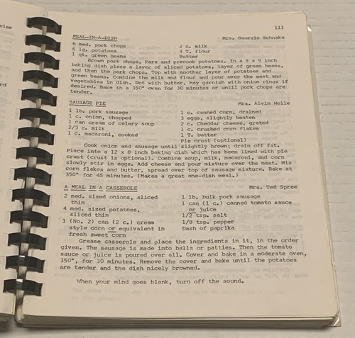 Vtg Trinity Lutheran Church Centennial Cookbook Recipe Book Freistatt Missouri - Picture 19 of 24