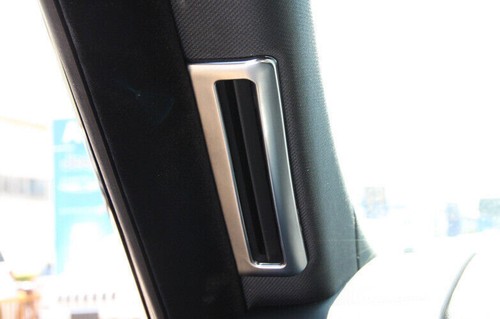 For Range Rover L405 2013-2020 Matte Silver A Pillar Vent Air Outlet Frame Trim - Picture 7 of 7