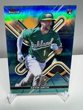 2022 Topps Finest Kevin Smith Blue/Aqua Vapor Rookie Refractor /250 #45