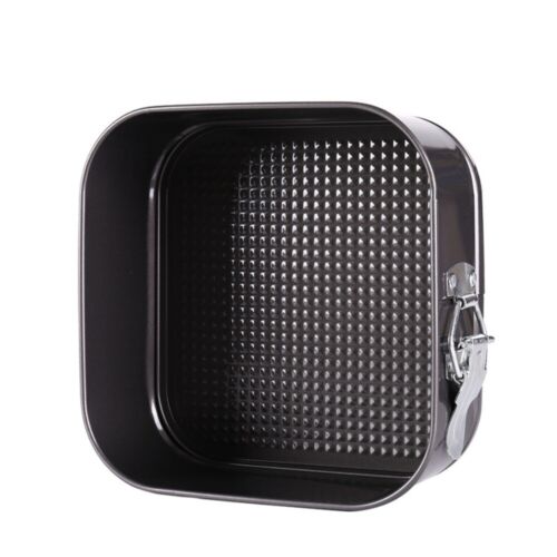 6 SIZESTEEL NON-STICK SPRING FORM SQUARE BAKE CAKE PAN TIN TRAY BAKEWARE SETS - Picture 10 of 15
