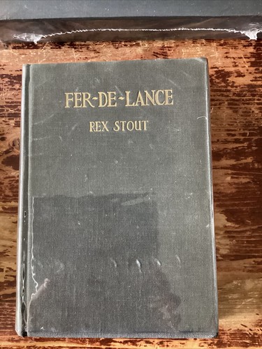 Rex Stout - Fer-De-Lance - True 1st 1st 1934 - First Nero Wolfe Mystery  - Picture 1 of 6