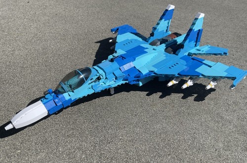 SU-27 Flanker Kampfjet Bausteine Steine Militär Russisch OVP - Bild 5 von 14