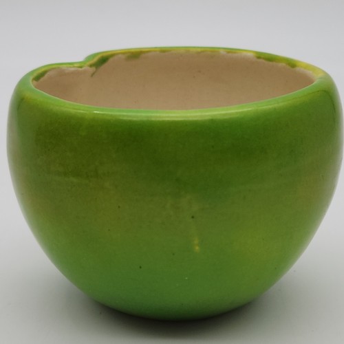 Ceramic Jelly Jam Jars In Basket Apple Fruit Form Green Red Yellow Ombre Japan - Picture 14 of 24