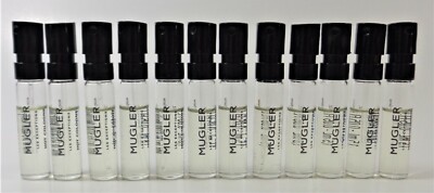 MUGLER Les Exceptions Hot Cologne Eau de Parfum Spray Lot of 12 Vials NEW