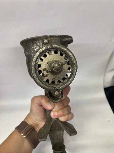 Vintage Russwin No. 2 Fleischwolf Clamp-On Handkurbel Gusseisen - Bild 6 von 12