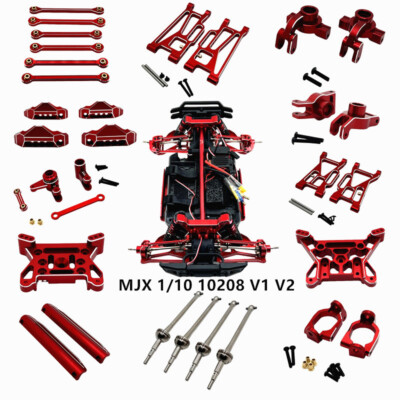 Metal Upgrade Modification Kit For MJX HYPER GO 1/10 10208 V1 V2 RC Car Part