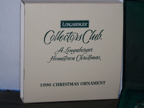 "LONGABERGER 1996 ADORNO CLUB DE COLECCIONISTAS ""UNA CIUDAD NATAL LONGABERGER NAVIDAD" - Imagen 3 de 11
