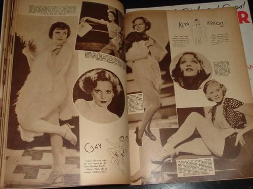 LQQK 2 vintage 1934/35 MOVIE HUMOR/SCREEN FUN, risque showgirls & movie stars - Picture 16 of 24