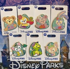 New Disney Aulani Exclusive 2026 Duffy Friends Pin Complete Set Of 7