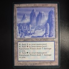 Karplusan Forest Ice Age NM-/LP glossy MTG Magic the Gathering  i