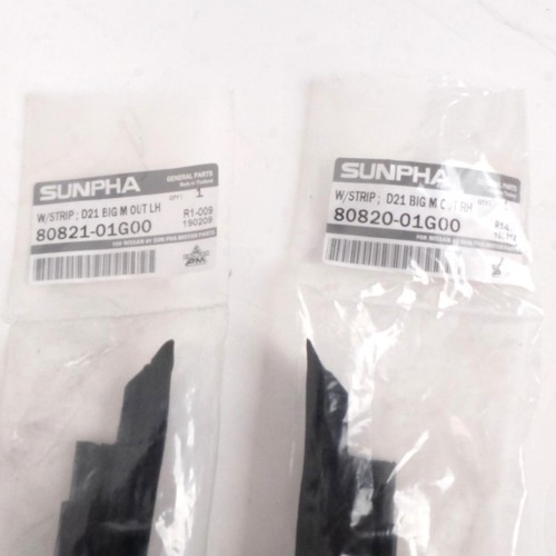 Fit NISSAN Outer Pair WINDOW GLASS SEALS DOOR BELT WEATHERSTRIP For DATSUN D21 - Picture 3 of 9