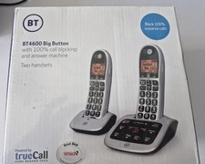 BT BT/4600/TWIN/A - 084666#CR 4600 Twin Big Button Digital Cordless Answerphone