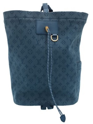 Louis Vuitton Monogram Denim Chalk Backpack