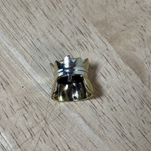 LEGO Chrome Gold Crown Headgear Royal Knight King Leo 6090 6091 6098 6026 #71015