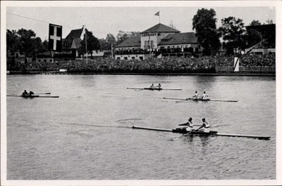 Sammelbild Olympia 1936, Deutsche Ruderer W. Eichhorn und H.... - 10897523