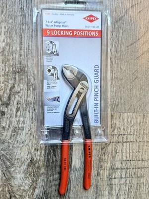 Knipex - 88 01 180 - Alligator Water Pump Pliers Nom Len 7 1/4 in. 