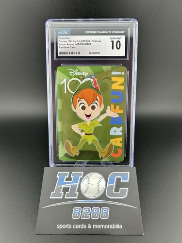 2023 Disney 100 Joyful Peter Pan Rainbow Card CGC 10 - Bild 3 von 3