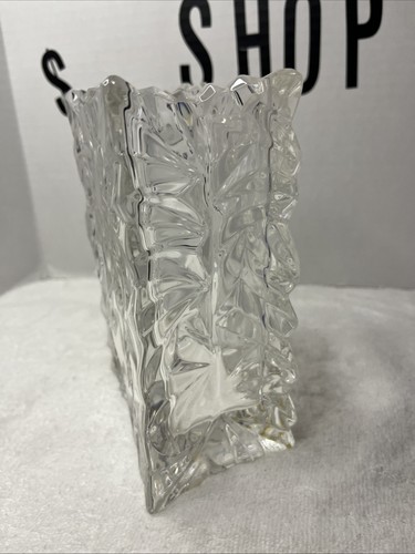 Jarrón bloque cristal Rosenthal muy pesado Alemania Studio Line estampado en la parte inferior - Imagen 5 de 11