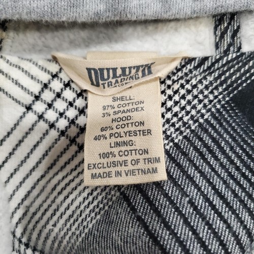 Duluth Trading Jacket Mens XL Maroon Hooded Flannel Lined Shirt Jac Snap Front - Picture 3 of 8