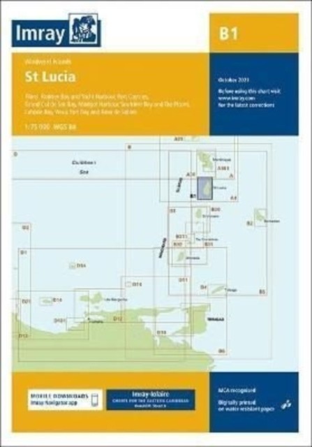 B1 St Lucia St Lucia by Imray Iolaire (Sheet map, folded)