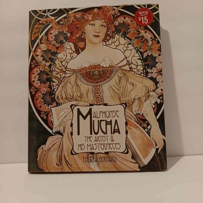 Alphonse Mucha: The Artist & His Masterpieces Hardcover Art Book   Brand New