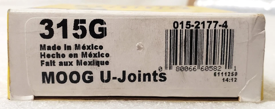 GENUINO MOOG #315G U-Joint Universal Joint Dodge Chrysler AMC Plymouth Fargo Foto 2 de 3