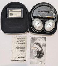Bose QuietComfort 2 ANC Foldable Over-Ear 3.5mm Headphones Silver/Black