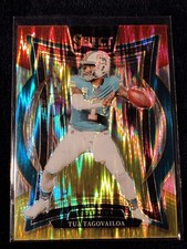 2024 Panini Select - Concourse Tua Tagovailoa #99 Black & Red Shock Prizm